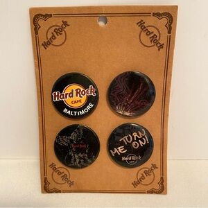 Hard Rock Cafe Guitar Anatomy Buttons Baltimore New